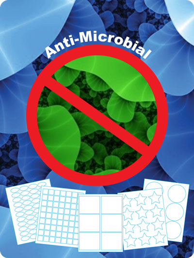 anti-microbial labels