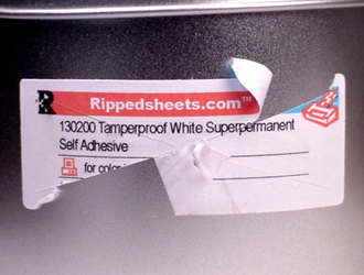 tamperproof label