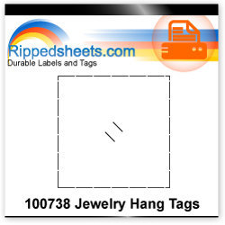 Custom Blank Jewelry Hang Tags