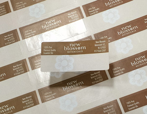 Waterproof laser paper Matte Permanent label w/liner 10 sheets