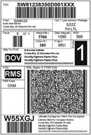 Integrated Shipping Label