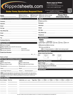 order form