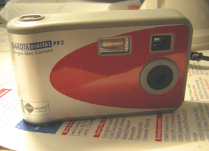 Personalized Disposable Camera Before applying labels