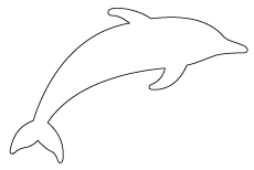 Dolphin Die Cut